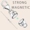 Magnetic Necklace Clasp Extra Strong, Gold and Silver Plated Magnet Jewelry Clasps Converters, Bracelet Extender for Women Seniors